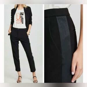 Rag & Bone Meki Crepe Blend Pants Black Size 10